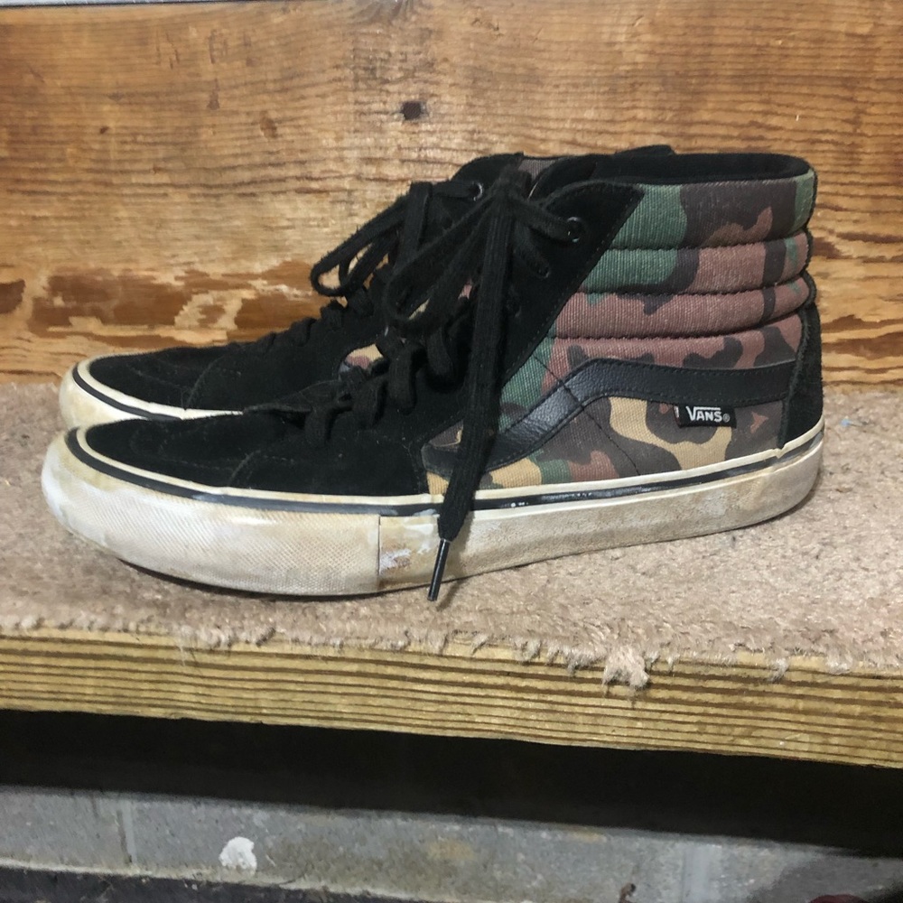 Vans skate pro woodland camo
